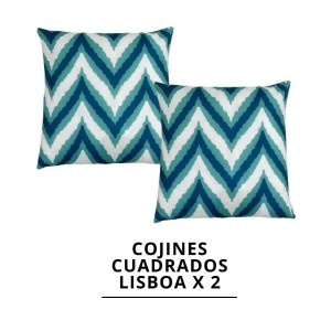 COJINES CUADRADO LISBOA X2