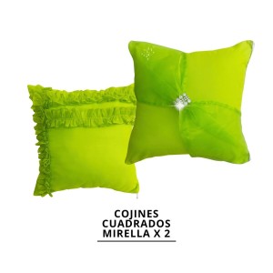 COJINES CUADRADO MIRELLA X2
