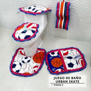 JUEGO DE BAÑO URBAN SKATE