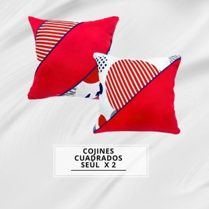 COJINES CUADRADO SEÚL X2