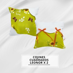 COJINES CUADRADO LEONOR X2