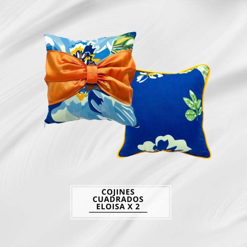 COJINES CUADRADO ELOISA X2