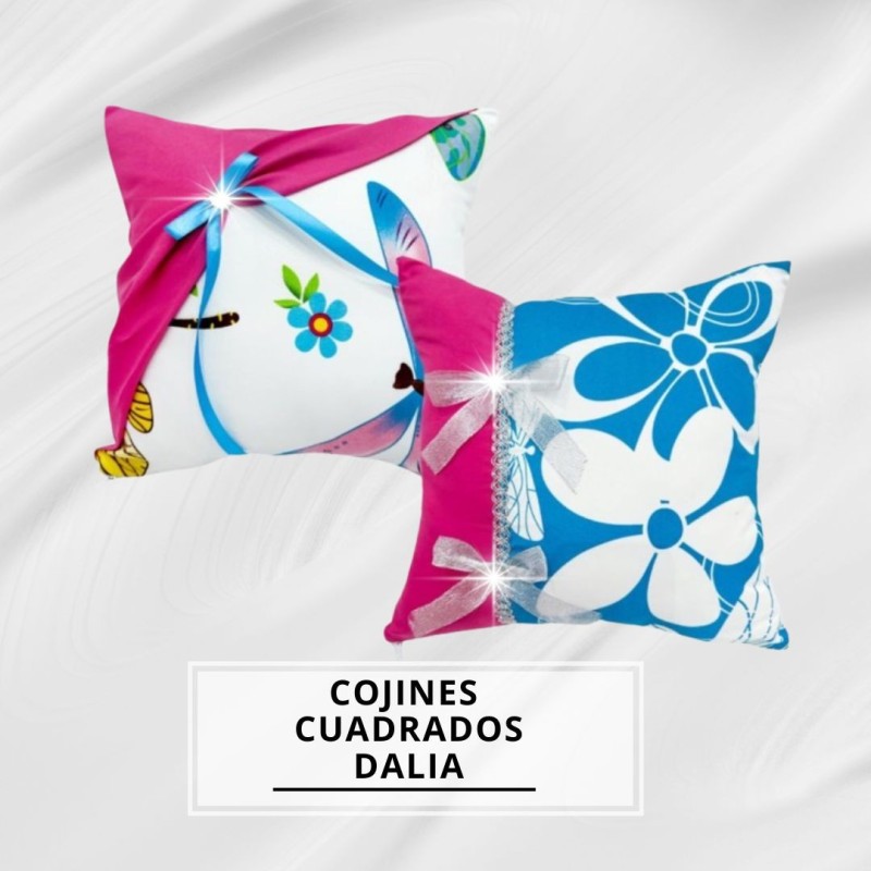 COJINES CUADRADO DALIA X2