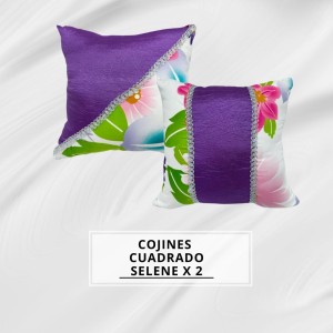 COJINES CUADRADO SELENE X2