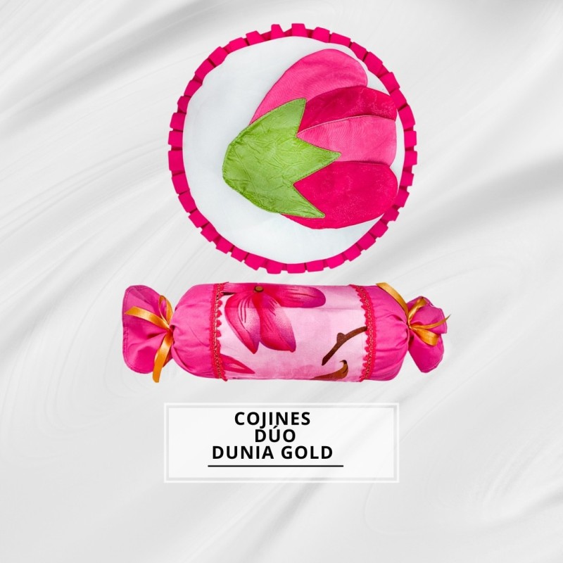 COJINES DÚO DUNIA  GOLD X2