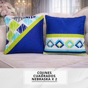 COJINES CUADRADO NEBRASKA X2