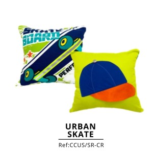 COJÍN CUADRADO URBAN SKATE X2