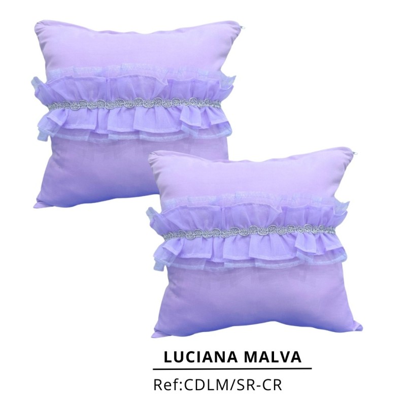 COJÍN CUADRADO LUCIANA MALVA X2