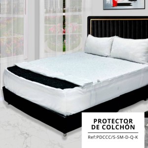 PROTECTOR DE COLCHON CON CREMALLERA