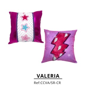 COJÍN CUADRADO VALERIA  X2