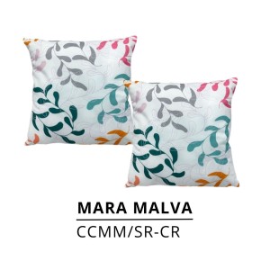 COJÍN CUADRADO MARA MALVA X2