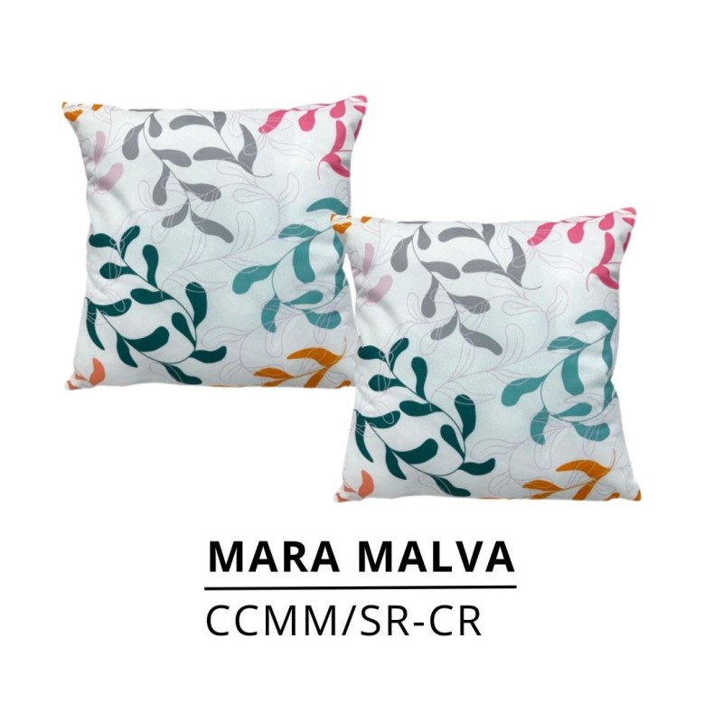 COJINES CUADRADOS MARA MALVA X2