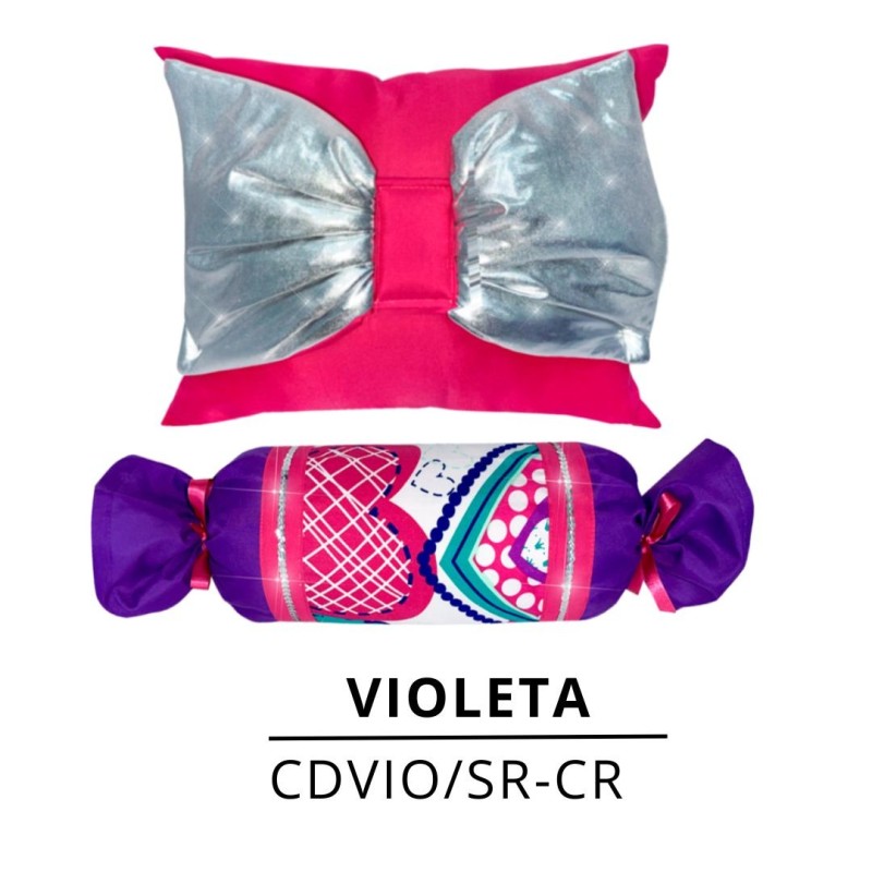 COJINES DÚO VIOLETA X2 COJINES DÚO VIOLETA X2