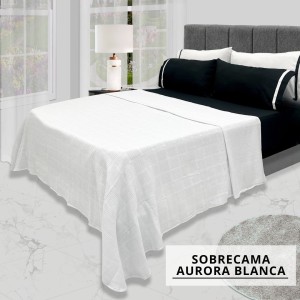 SOBRECAMA AURORA BLANCA