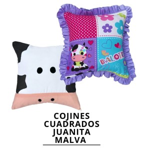 COJINES CUADRADO JUANITA MALVA X2