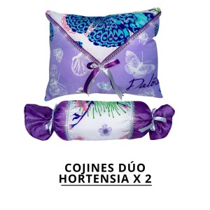 COJINES DÚO HORTENSIA X2