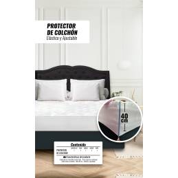 PROTECTOR DE COLCHON ELASTICO