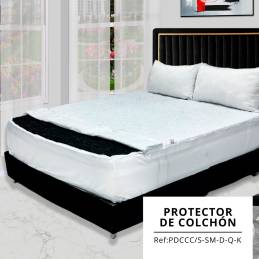 PROTECTOR DE COLCHON CON CREMALLERA